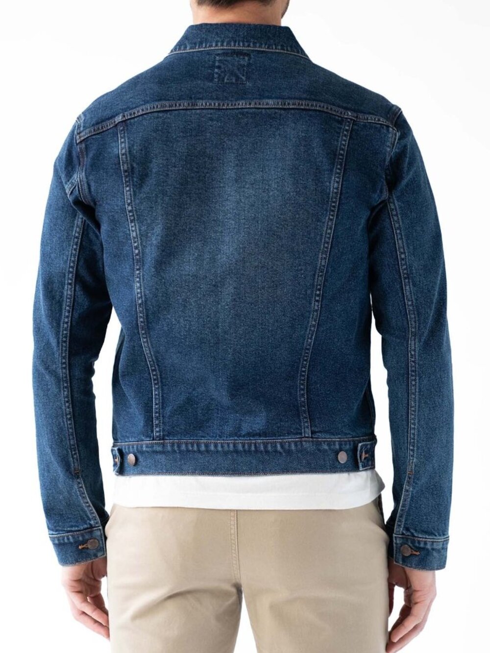 Devil-Dog Dungarees Denim Trucker Jacket - Thunderhead Medium - Picture 5 of 8